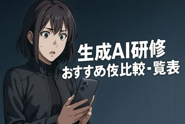 生成AI研修おすすめ比較一覧表